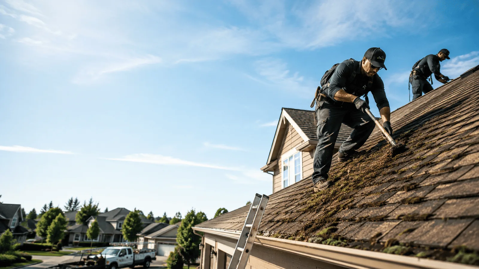 Roof Moss Removal in Pounding Mill, VA near me